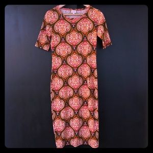 LuLaRue medallion print maxi dress